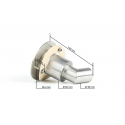 Exhaust hull fitting 38mm