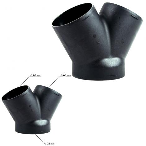 Y-Stück 75*60*60