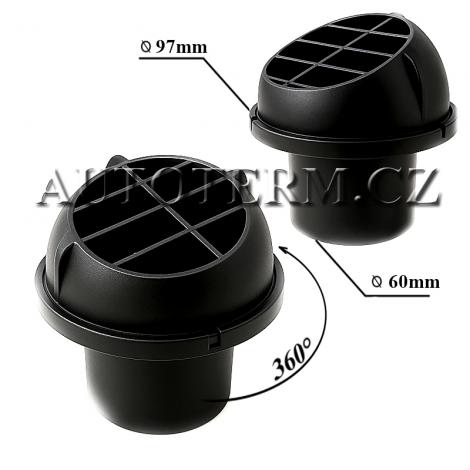 Výdech otočný 60mm